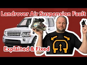 Landrover Air suspension Fault, Explained, Fixed