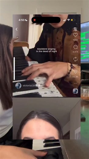 I, like the rest of the internet as enamored with @victoriacanal ‘s devestatingly gorgeous rendition of blackbird and I just had to add some pwetty strings and a horn or two cuz WHY NOT | Emily Bear - MLE