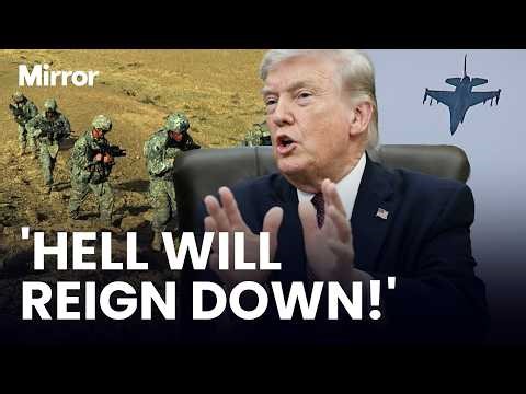 Search for missing US airman continues as Trump threatens 'hell' if Iran does not reach deal