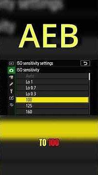 Get the Most Out of Your Camera with AEB: Tips and Tricks #nikon #aeb