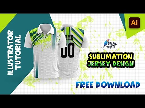 Sublimation Jersey Design | Adobe Illustrator | Tutorial | Sublimation Printing