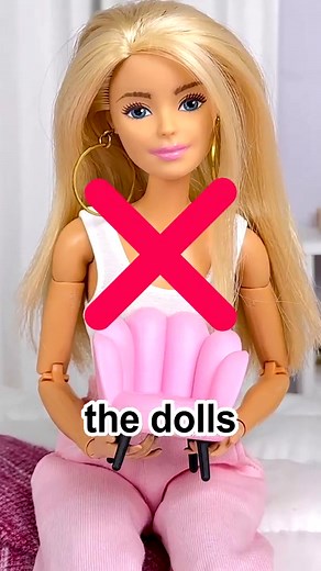 Turning the World’s Smallest Chair into Barbie Size #barbie #barbiedoll #mini #doll