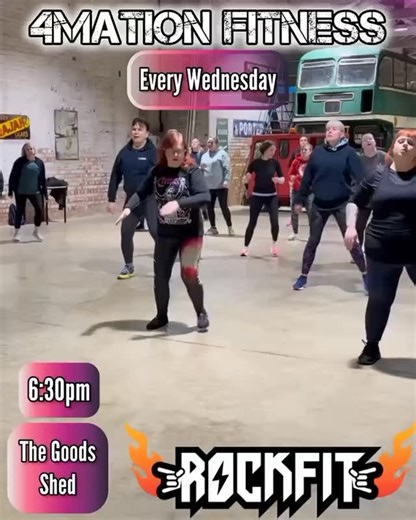 4mation Fitness on Instagram: "🖤ROCKFIT🖤WEDNESDAY 6.30PM🖤 🏠 Rushden Goods Shed, John Clark Way 45 minutes of fitness all set to an all Rock and Metal playlist this class is for people with a slightly heavier music taste. With plenty of toning and body sculpting moves this class will have you Rocking out. 🤘🏼 👉🏼Suitable for all fitness levels 👉🏼Your Instructor: Carli"