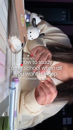 Tamanna Afsari on Instagram: "Comment “link” if you want the routine in DMs‼️ How to study after school when all you want is sleep 🕒 (school ends at 5:30 PM) ⏩️ 5:30 PM – 6:00 PM: Reset 🏠 ✅ Get home and change clothes ✅ Wash your face and drink water ❗️ Do not lie on the bed ⏩️ 6:00 PM – 6:40 PM: Light Start 📖 ✅ Do easy homework or revise notes ✅ Start with something small ❗️ Just begin, do not overthink ⏩️ 6:40 PM – 6:50 PM: Short Break 🚶 ✅ Walk around and stretch ❗️ No phone scrolling ⏩️ 6