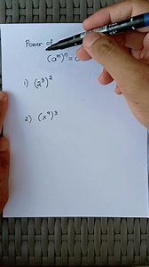 Math Basics: Power of a Power Rule #mathematician #calculus #algebra #mathproblems #engineering #mathisfun #mathematicians #GCSE #math #maths #mathematics #mathreview #mathtricks #mathtrick #mathstricks #mathtutorials #basicmath #fbreels #mathhack #mathtutorial #MathEducation #CSE #mathtutor #mathshorts #mathematical #mathtutoring #mathstudent #mathstudents #mathsteacher #MathChallenge | Dennis E. Albiso