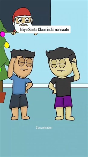 Sai's animation on Instagram: "Now you know the reason 🎅👍 #animation #explore #trending #fyp #santaclaus"