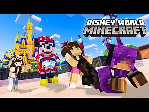 ShadowMech Spent the Day at Disney World in Minecraft... Here's What Happened