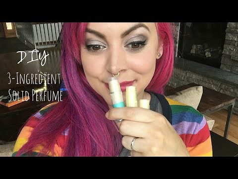 DIY 3-Ingredient Vegan Solid Perfume