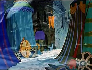 La spada nella roccia - Walt Disney. Semola estrae la spada