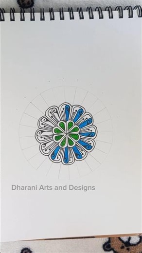 Multi colour Mandala Art | Relaxing Flower-Themed Design