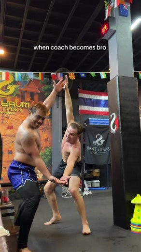 The hug at the end was wholesome #fyp #thailand #phiphiisland #muaythai #viral