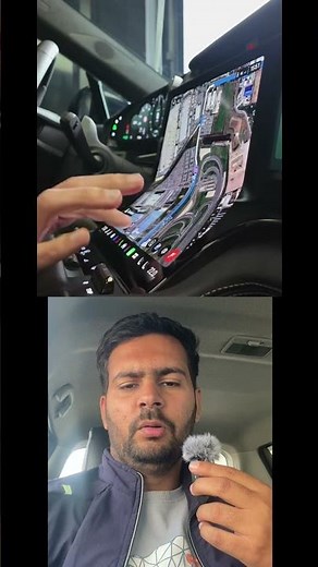 Porsche curved screen 1 in segment 🤯