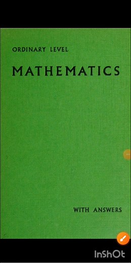 5.2K views · 62 reactions | ORDINARY LEVEL MATHEMATICS! | School Of Science, Global | Facebook