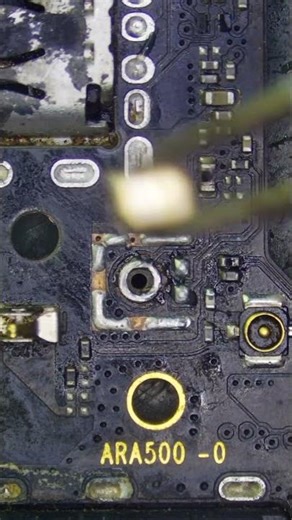 Smd mic 🎤 repair #mobilerepair #technology #electronics