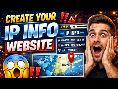 Build a Live IP Tracker Website Just in 3 minutes – No Backend Needed! 😱‼️