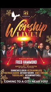 17K views · 420 reactions | DALLAS DALLAS #DALLAS Tomorrow night Texas trust theater Dec 1 it’s going down. Don’t miss this holiday event. Meet us there and bring your singing voice and comfortable shoes. For other cities information go to. Worshiplivrtour.com . | Fred Hammond | Facebook