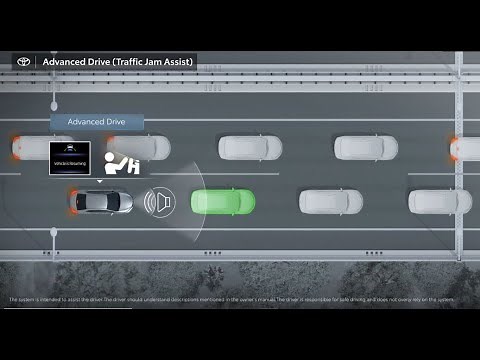 Toyota Teammate Advanced Drive (Traffic Jam Assist) | Toyota