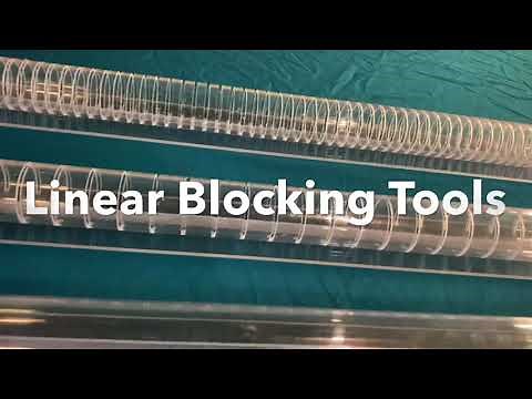 Linear Blocking Tools - acrylic blocks now on the market