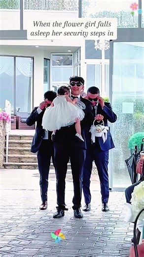 The flower girl understands the task #foryou #baby #wedding #funny