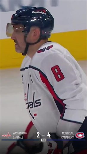 Alex Ovechkin with a Goal vs Montreal Canadiens