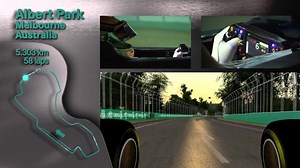 Virtual lap Mercedes F1 simulator with Hamilton