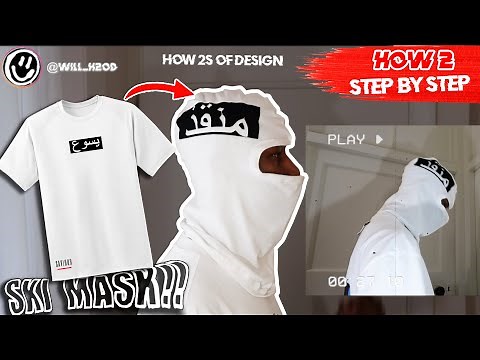 HOW TO MAKE A SKI MASK USING A T-SHIRT ! 🔥