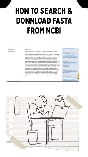 How Scientists Get FASTA Files 🧬 | Format Guide in Comment