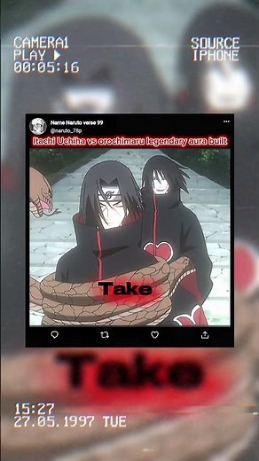 ITACHI VS OROCHIMARU 🐍