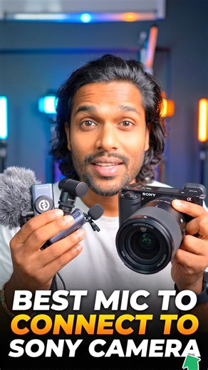 Your Sony Camera Craving For Mic #sony #microphone #camera