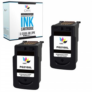 CMYi PG-210XL Black 2-Pack Ink Cartridges compatible for Canon PG-210XL - PIXMA iP2700, iP2702, MP230, MP240, MP270, MP280, MX320, MX330, MX340, MX350, MX360, MX410, MX420, MP235, MP282 (2 Black) - Walmart.com