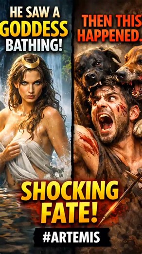 He Saw a Goddess Bathing... Then This Happened. #Artemis #GreekMythology #etymology