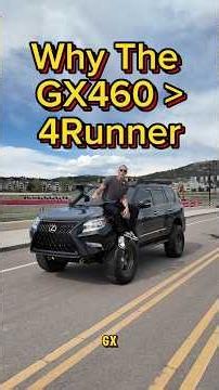 5 reasons why the Lexus GX460 is way better than a 4Runner. #lexus #gx460 #4runner #toyota #4runner