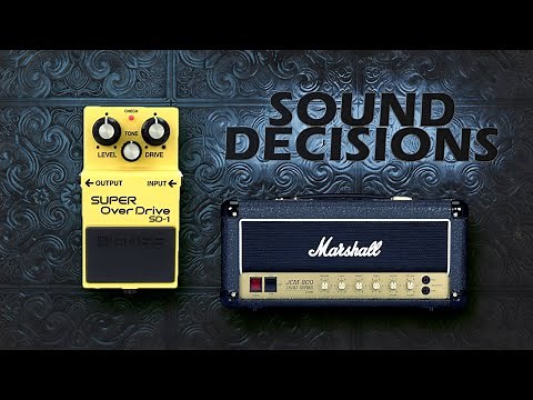 Marshall JCM 800 Studio with Boss SD-1