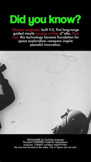 V-2: From Destruction to Space 🚀