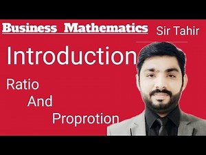 Business Mathematics I.Com Part 1Discuss By Ratio & Proprotion