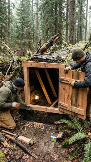 🐿️ You Won’t Believe What I Built Inside This Tree… 🌲