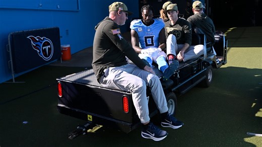 Calvin Ridley’s return for the Titans ends abruptly with season-ending broken leg