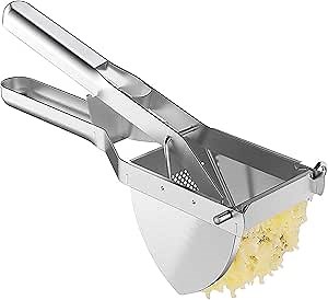 MyLifeUNIT Potato Ricer, Stainless Steel Potato Masher & Squeezer, Extra Large Capacity Ricer for Mashed Potatoes, Ergonomic Comfort Grip