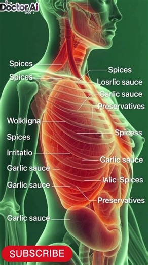 What Happens Inside Your Body After Eating Shawarma | 3D Medical Animation | #viral