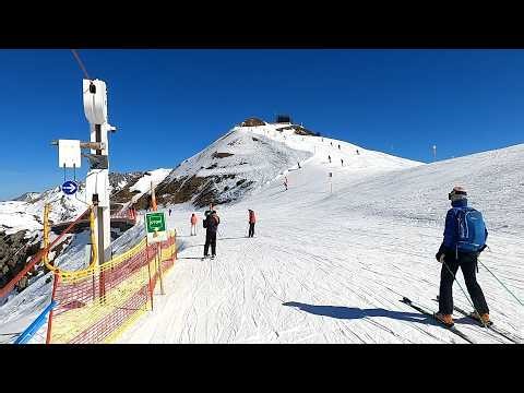 GoPro HD Zug Austria | Balmengrat Drag Lift POV Ride | Zurs Arlberg Skiing March 2025