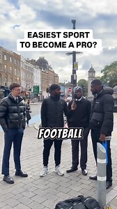 What's the easiest sport to become pro? 👀🤔 [IG/reggieyembra] | GiveMeSport