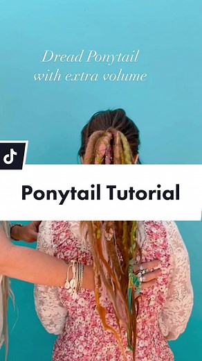 Thi Dread Hack is for everyone who wants to add volume to their ponytail. Inspired by @Chrisappleton1 👱🏻‍♀️@Robin Rubi #hairtutorial #hairhack #foryoupage #dreadlocks