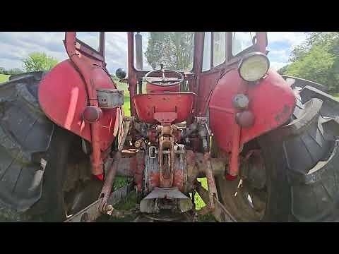 Massey ferguson 65 multi Power 1963 With new tiers all around Walk around and drivning