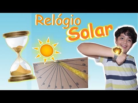 Como fazer um RELÓGIO SOLAR | Feira de Ciências