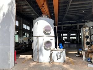 [Hot Item] Factory Workshop Air Purification Two-Layer SS316 Wet Spray Packed Scrubber