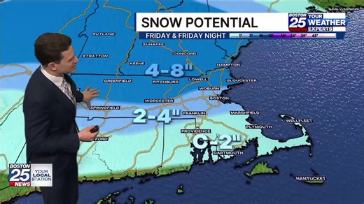 Boston 25 weather: Thursday early afternoon forecast