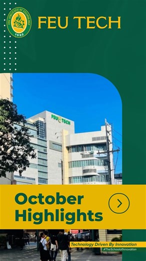 11K views · 33 reactions | 퐍퐨퐭 퐨퐯퐞퐫 퐰퐢퐭퐡 퐎퐜퐭퐨퐛퐞퐫 퐚퐭 퐅퐄퐔 퐓퐞퐜퐡? Here's a quick trip down memory lane of the buzz, biz, and busy month for the iTamaraws. #TechnologyDrivenByInnovation #TheSchoolOfInnovation | FEU Institute of Technology | Facebook