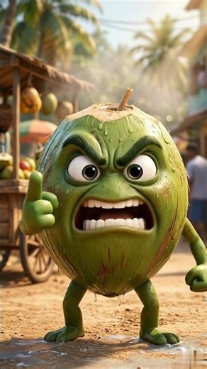 ​Ever seen a coconut lose its cool? 🥥