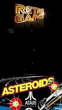 RETRO GAMES | ASTEROIDS #retrogames #arcadegames #asteroids #atari
