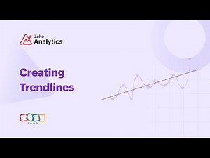 How to Use Trend Lines in Zoho Analytics | Discover Patterns & Predict Trends